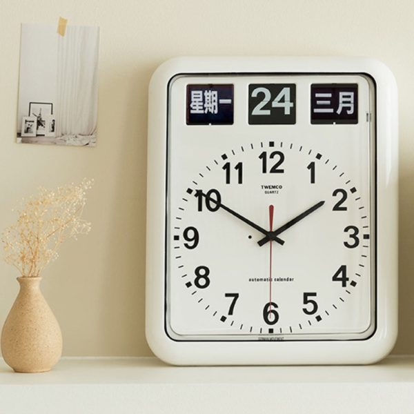 Twemco BQ-12A Flip Clock (White) (Chinese Characters) Supply