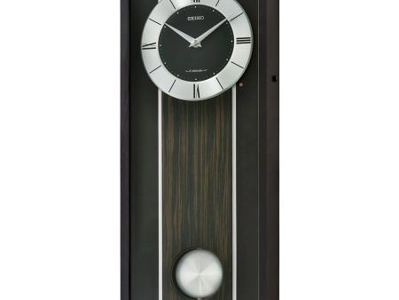 Seiko Wooden Case Musical Pendulum Wall Clock QXM396K For Sale