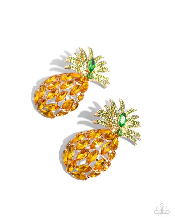 Pineapple Pizzazz - Yellow Online Hot Sale