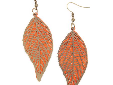 Leafy Luxury - Orange Online Sale