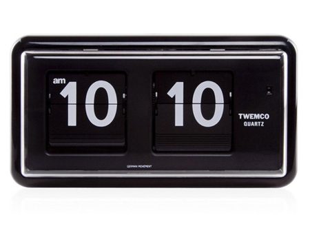 Twemco QT-30 Flip Clock Black For Cheap