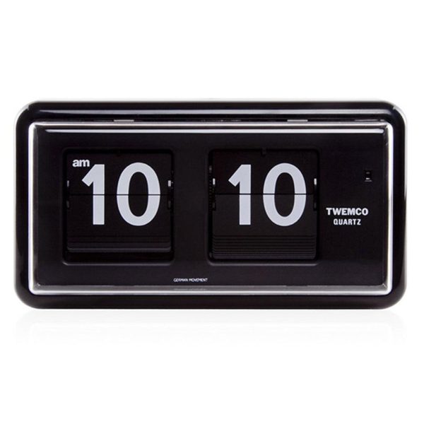 Twemco QT-30 Flip Clock Black For Cheap