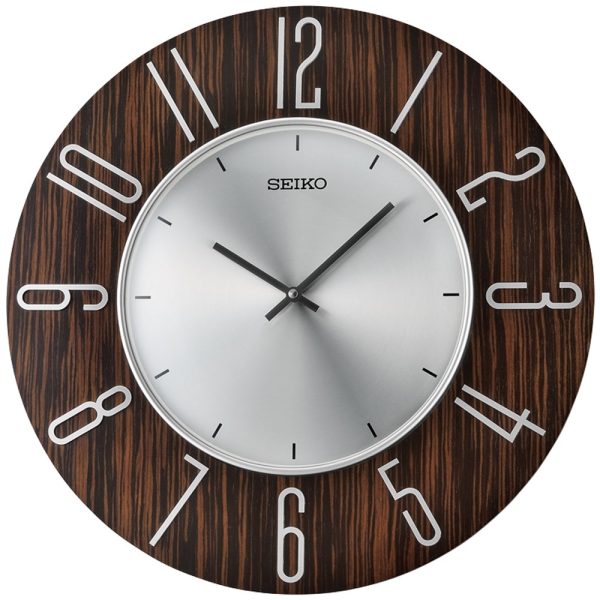 Seiko Big Decorative Wooden Wall Clock QXA800B Online Hot Sale