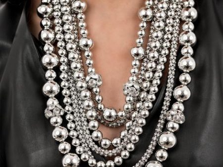 Paparazzi The Liberty Zi Collection Silver Necklace For Sale