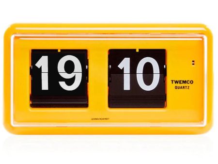 Twemco QT-30 Flip Clock Yellow (24 Hour) Online Hot Sale