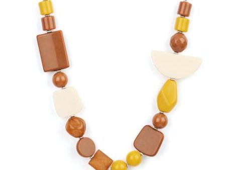 Tranquil Trendsetter - Yellow Necklace on Sale