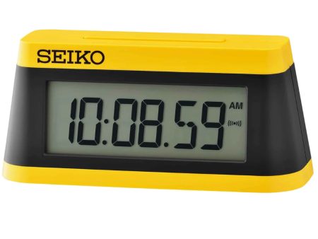 Seiko Miniature Marathon Sports Timer Alarm Clock QHL091Y Cheap