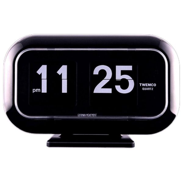 Twemco QT-35 Flip Clock Black For Discount