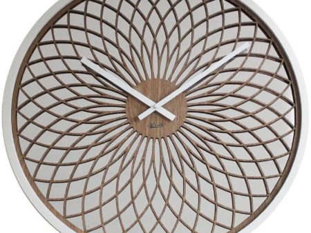 Hermle 3D Open Face Wooden Decorative Large Wall Clock 30100-002100 on Sale