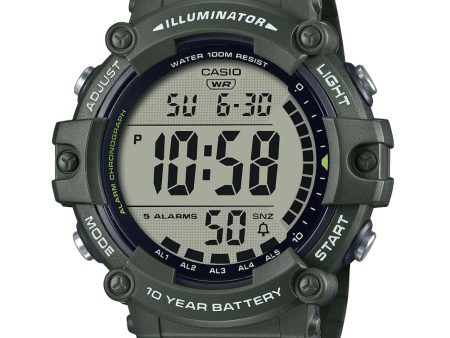 Casio Illuminator Extra Long Strap Watch AE-1500WHX-3AVDF Discount