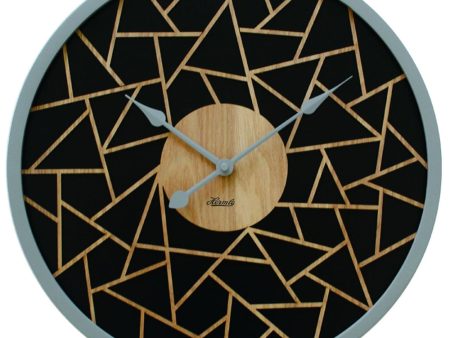 Hermle 3D Open Face Wooden Decorative Wall Clock 30102-002100 Supply