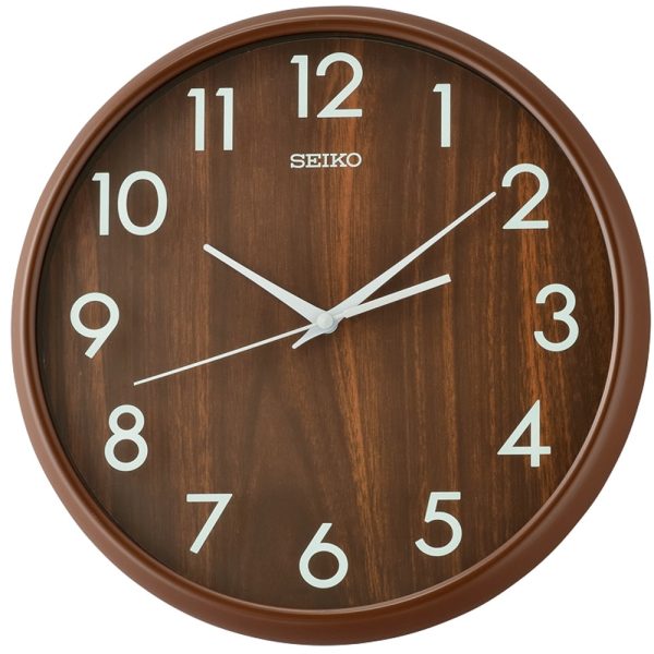 Seiko Wooden Design Decorative Wall Clock QXA810B For Discount