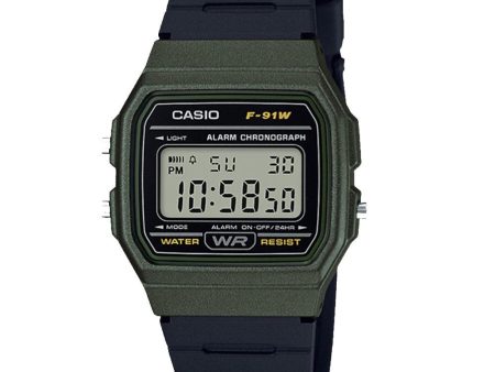 Casio CLASSIC F-91WM-3ADF For Sale