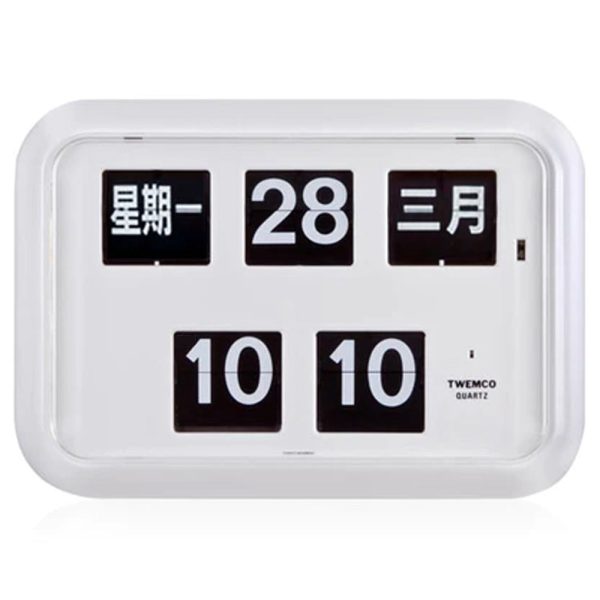 Twemco QD-35 Flip Clock White (Chinese Character,24 hour) Cheap