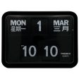 Twemco BQ-17 Flip Clock Black (Chinese Character) Online Hot Sale