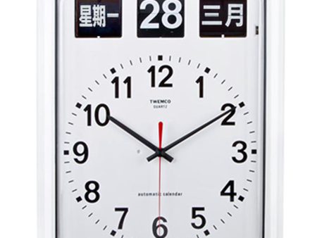 Twemco BQ-12A Flip Clock (White) (Chinese Characters) Supply