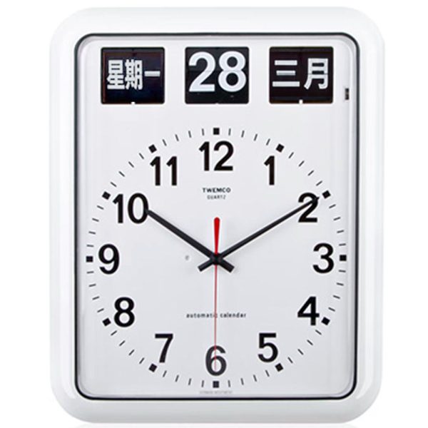 Twemco BQ-12A Flip Clock (White) (Chinese Characters) Supply