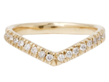 Wishbone Half Eternity Band For Cheap