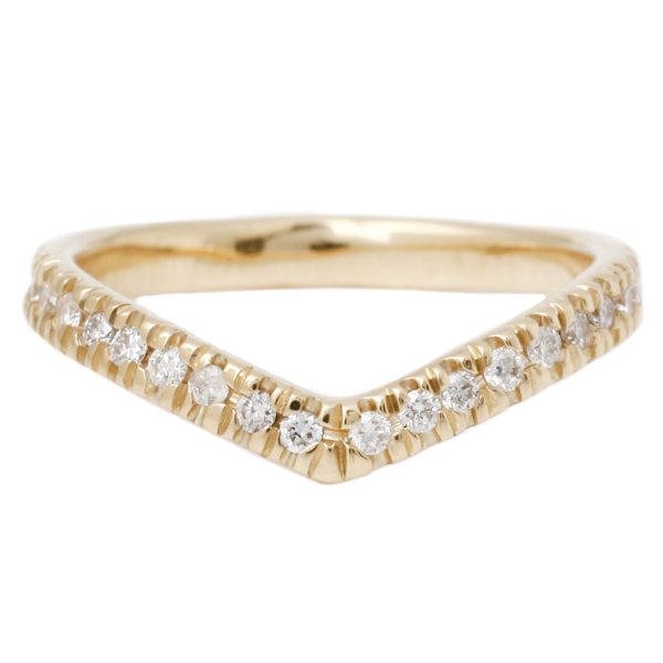 Wishbone Half Eternity Band For Cheap