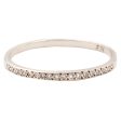 White Gold Diamond Half Eternity Band on Sale