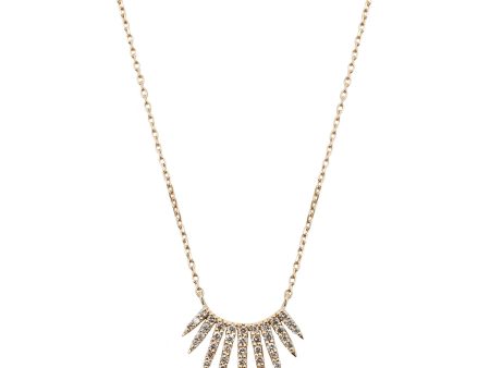 Rising Diamond Sunbeams Necklace Cheap