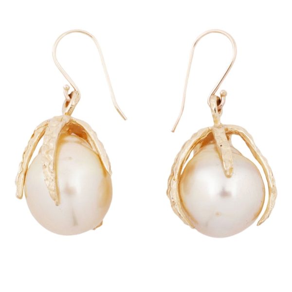 White Pearl Drop Earrings For Cheap