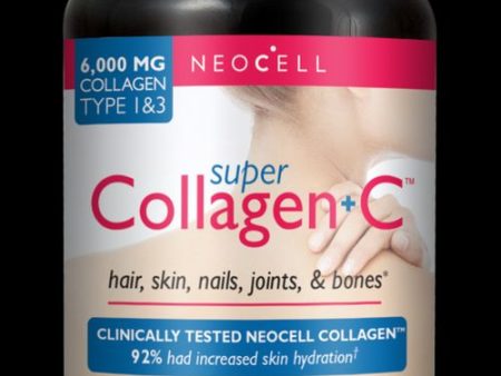 NeoCell® Super Collagen + C – 6 000mg Collagen Types 1 & 3 Plus Vitamin C - 120 Tablets Supply