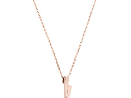 Rose Gold Razor Necklace For Cheap