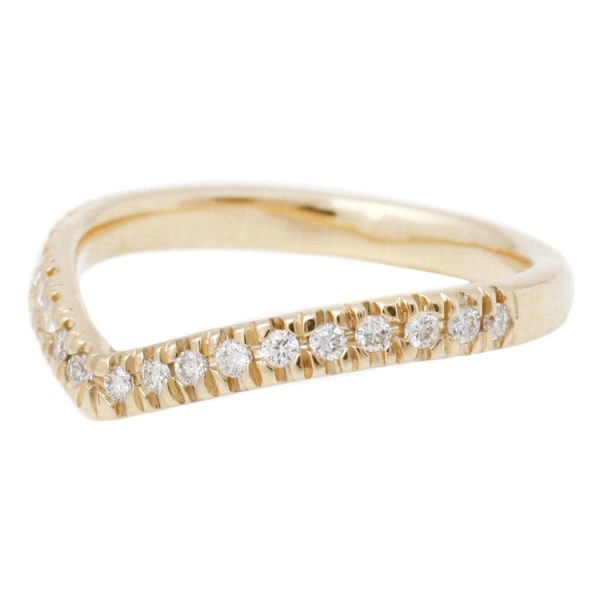 Wishbone Half Eternity Band For Cheap