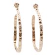 Thin Gold Urchin Hoops For Discount