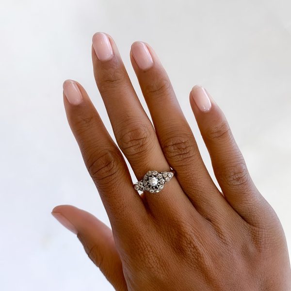 Victorian Pearl And Diamond Ring Discount