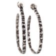 Thin Silver Urchin Hoops on Sale