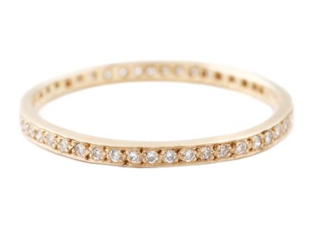 Yellow Gold Diamond Eternity Band Discount