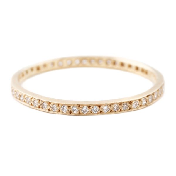 Yellow Gold Diamond Eternity Band Discount