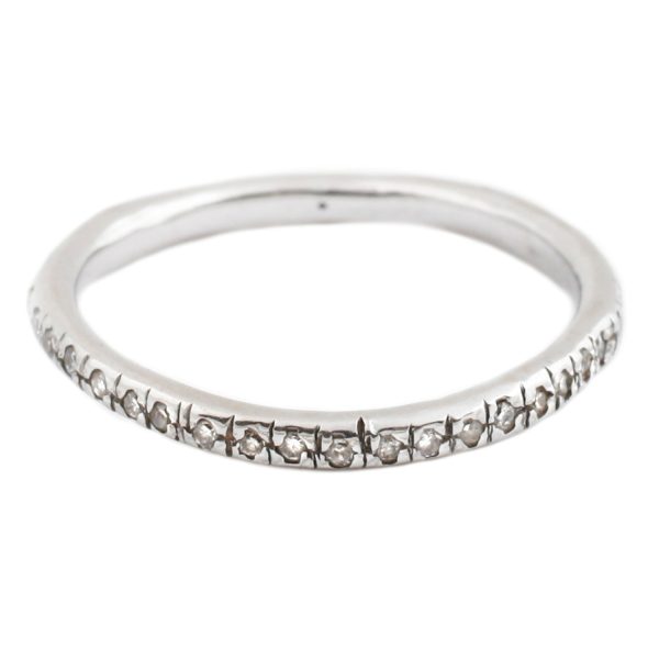 White Diamond Eternity Band For Sale