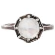 Rainbow Moonstone Ring Fashion