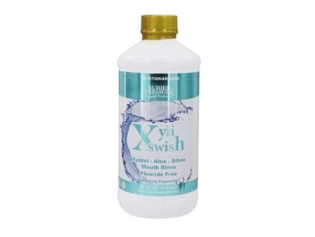 XyliSwish  Mouth Rinse  Refreshing Peppermint  16 fl oz (473 ml)  Buried Treasure Online Hot Sale