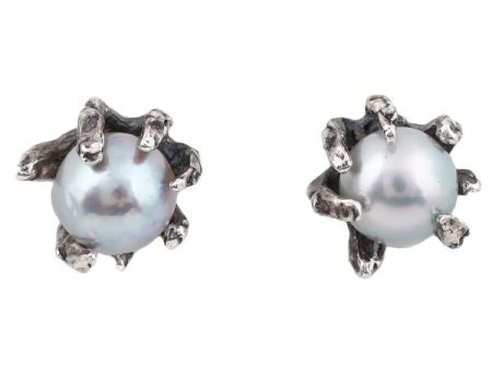 Stingray Akoya Pearl Studs Discount