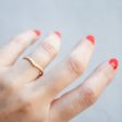 Wishbone Half Eternity Band For Cheap