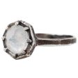 Rainbow Moonstone Ring Fashion