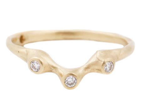 White Diamond Barnacle Nesting Ring For Sale